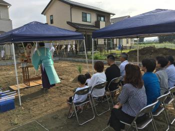 Ｅ様邸　地鎮祭　おめでとうございます。 画像